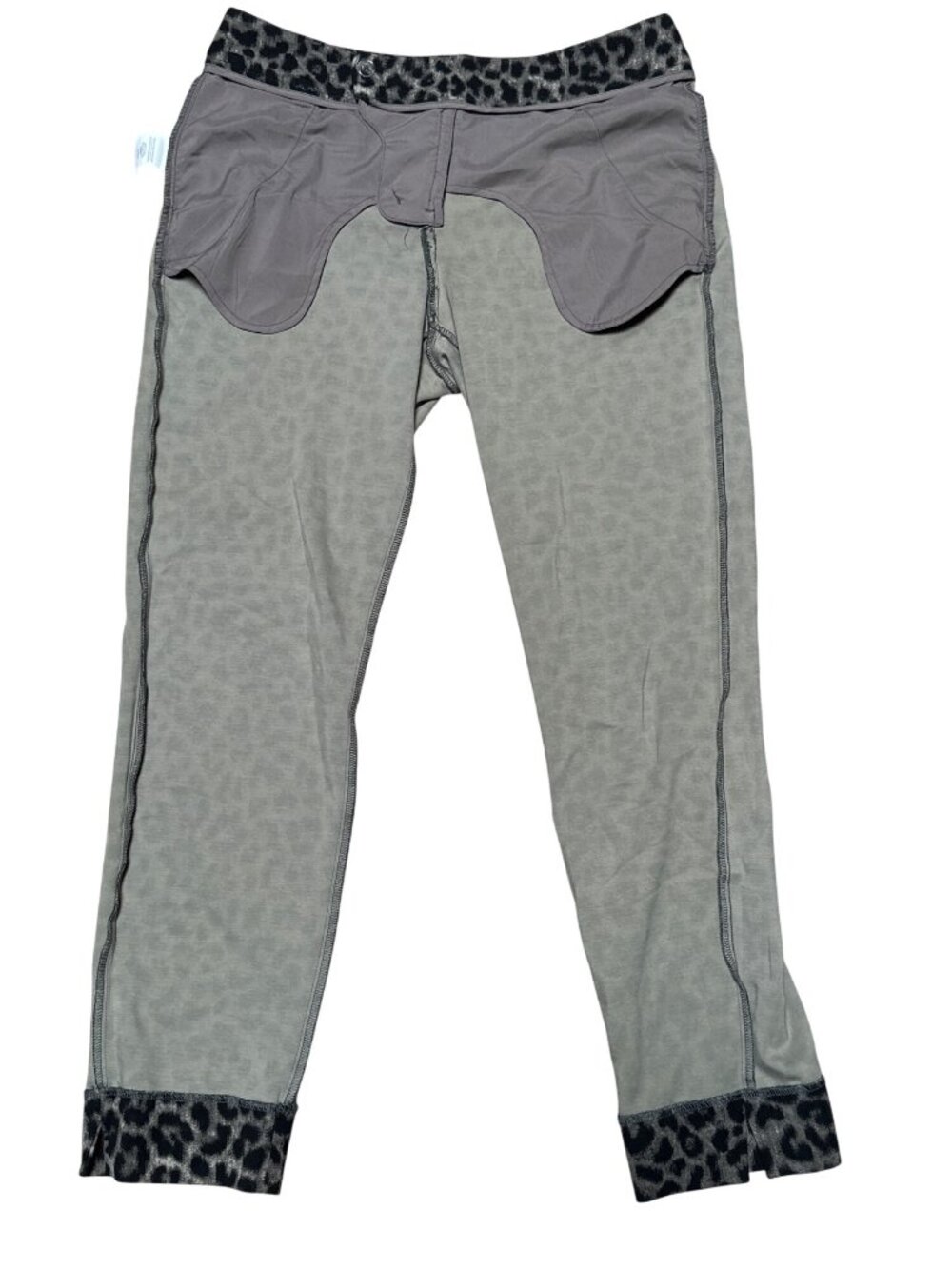 Cabi Size 4 Black Gray Leopard Print Slim Fit Stretch Trendy Y2K Animal Print - Picture 9 of 9